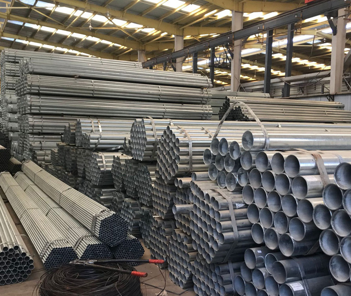 科尔沁右翼前q235b热镀锌带钢管